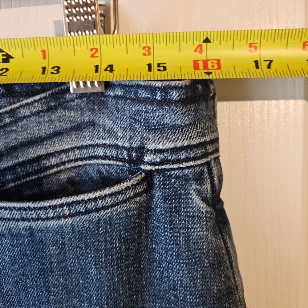 Everlane The Mariner Jean Wide Leg Sz 30 Full Legnth Faux Cuffs Nautical Vibe - Picture 6 of 9